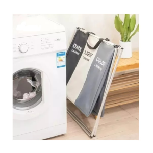 Cesto Triple Plegable Para Ropa Clean Wash